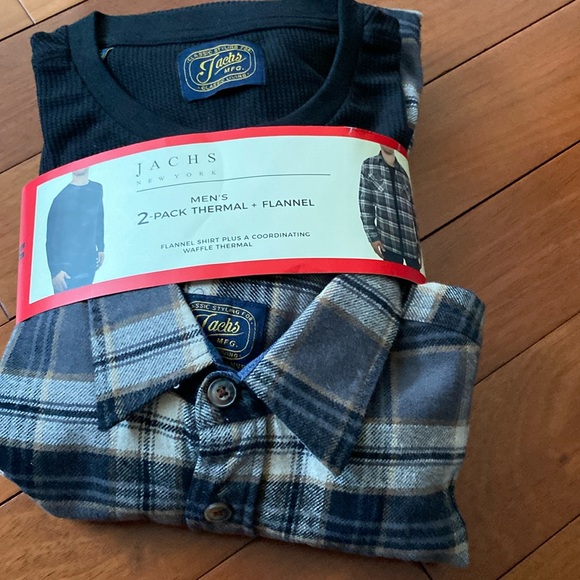 Jachs Men’s 2-pack thermal +flannel - Picture 5 of 6